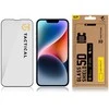 Tactical apsauginis stiklas Shield 5D skirtas Apple iPhone 13/13 Pro/14 su juodos spalvos krašteliu