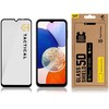Tactical apsauginis stiklas Shield 5D skirtas Samsung Galaxy A14 4G/5G su juodos spalvos krašteliu