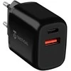 Tactical Base Plug Dual 20W Juodas tinklo įkroviklis