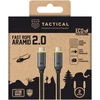„Tactical Fast Rope Aramid 2.0“ virvė su USB-C/USB-C 2m laidu