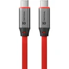 Tactical Fat Man 2.0 kabelis USB-C/USB-C 1m raudonos spalvos