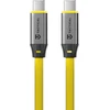Tactical Fat Man 2.0 kabelis USB-C/USB-C 1m geltonos spalvos