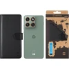 Tactical Field Notes dėklas skirtas Motorola Edge 70 juodos spalvos