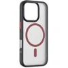 Tactical MagForce Hyperstealth 2.0 dėklas telefonui Apple iPhone 16 Pro juodos ir raudonos spalvos