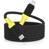 Tactical MagRope USB-C/Lightning 1m juodos ir geltonos spalvos