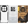 Tactical Quantum Stealth dėklas skirtas Xiaomi Redmi Note 15 5G Clear/juodos spalvos
