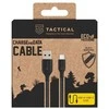 Tactical Stitch Thread kabelis USB-A/USB-C 0.3m juodos spalvos