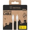„Tactical Stitch Thread“ laidas USB-C/Lightning 1m baltos spalvos
