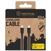 Tactical Stitch Thread kabelis USB-C/USB-C 0.3m juodos spalvos