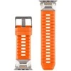 Tactical Tough Band for Apple Watch Ultra Safety Oranžinis/Sidabrinis
