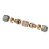 Tdm_Brass Išardomoji užveržiama jungtis 1440, 16 x 16 mm