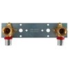 Tdm_Brass Montažinė plokštė su presuojamom alkūnėm, D16-1/2″