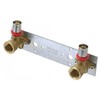 Tdm_Brass Montažinė plokštė su presuojamom alkūnėm, D16-1/2″