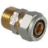 Tdm_Brass Užveržiamas antgalis 1030, ½" x 16 mm, išorinis sriegis