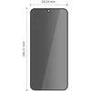 Tech-Protect Apsauginis stiklas SPY+ 2-pack Samsung Galaxy S26 su privatumo filtru