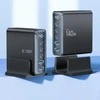 Tech-Protect DC140W-GAN 5 PORT PD140W/QC3.0 įkrovimo stotis - Juodas