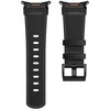 Tech-Protect Delta Pro Leather apyrankė Samsung Galaxy Watch Ultra (47mm) – juodos spalvos