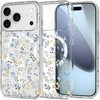 Tech-Protect FlexAir MagSafe dėklas skirtas Apple iPhone 17 Pro – Daisies with Leaves