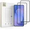 Tech-Protect Glass Fit+ 2-pack apsauginis stiklas skirta Samsung Galaxy S25 FE – juodas