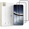 Spigen Tech-Protect Glass Fit+ 2-pack apsauginis stiklas skirtas Xiaomi Poco F7 5G – juodos spalvos