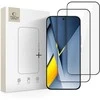 Tech-Protect Glass Fit+ 2-pack skirtas Xiaomi Poco F8 Pro Ultra – juodas