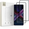 LCD apsauginis stikliukas Tech-Protect Glass Fit+ 2 vnt. Xiaomi Poco X7 Pro juodas