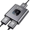 TECH-PROTECT HB07 HUB ADAPTERIS 2IN1 HDMI 4K 60HZ SPACE Pilkas