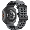 „Tech-Protect ICONBAND PRO“ Samsung Galaxy WATCH ULTRA 1 / 2 2024-2026 (47 MM) RAUDONAS/Juodas