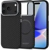 Tech-Protect Ion Carbon MagSafe dėklas skirtas Apple iPhone 17 Pro Max – Gray/juodos spalvos