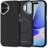 „Tech-Protect Ion Carbon MagSafe“ dėklas, skirtas „iPhone 17“ - juodas ir sidabrinis