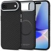 Tech-Protect Ion Carbon MagSafe dėklas skirtas Apple iPhone 17 Air – juodos spalvos ir Sidabrinis