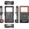 Tech-Protect IPX8 Diving Atsparus vandeniui Case Universal dėklas telefonui juodos spalvos & oranžinis