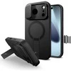 Tech-Protect Kevlar Aura MagSafe dėklas skirtas Apple iPhone 17 Pro Max – juodos spalvos