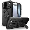Tech-Protect Kevlar MagSafe dėklas skirtas Apple iPhone 17 Pro Max – juodos spalvos