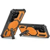 Tech-Protect MAGBLAST MAGSAFE + STIKLAS 2-PACK GALAXY S26 ULTRA JUODA/ORANŽINĖ