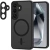 Dėklas Tech-Protect Magcam Magsafe Galaxy S25 matte juodas