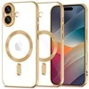 Tech-Protect MagFlex MagSafe dėklas skirtas Apple iPhone 17 – skaidrus aukso spalvos