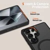 Dėklas Tech-Protect Magmat Magsafe do Galaxy S25 Ultra permatomas juoda