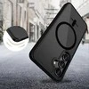 Dėklas Tech-Protect Magmat Magsafe do Galaxy S25 juoda matinė