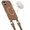 Tech-Protect MagNecklace MagSafe with Lanyard Apple iPhone 16 – dėklas telefonui rudos spalvos