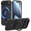 Tech-Protect MagRing MagSafe dėklas skirtas Apple iPhone 17 Air – juodos spalvos