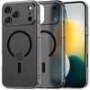 „Tech-Protect MagSlim MagSafe“ dėklas, skirtas „iPhone 17 Pro Max“ – matinis juodas
