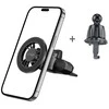 Tech-Protect N56 Magnetinis MafSafe automobilio laikiklis CD lizdo laikiklis - Juodas