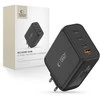 Tech-Protect NC200W-GAN 4-port laidinis įkroviklis PD 200W / QC3.0 juodos spalvos