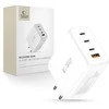 Tech-Protect NC200W-GAN 4-port laidinis įkroviklis PD 200W / QC3.0 baltos spalvos