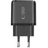 „Tech-Protect NCA20 PD 20W / QC3.0 USB-A / USB-C“ sieninis įkroviklis - juodas