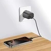 „Tech-Protect NCA20 PD 20W / QC3.0 USB-A / USB-C“ sieninis įkroviklis - juodas