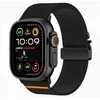 Tech-Protect Nylon apyrankė Apple Watch 44 / 45 / 46 / 49 mm – juodos spalvos