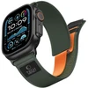 Tech-Protect NYLON ELITE Watch 8 / 9 / 10 / 11 / 12 / SE / ULTRA (44 / 45 / 46 / 49 MM) ŽALIAS/ORANŽINIS