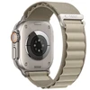 Tech-Protect NYLON PRO Watch 8 / 9 / 10 / 11 / 12 / SE / ULTRA (44 / 45 / 46 / 49 MM) titano/alyvinė